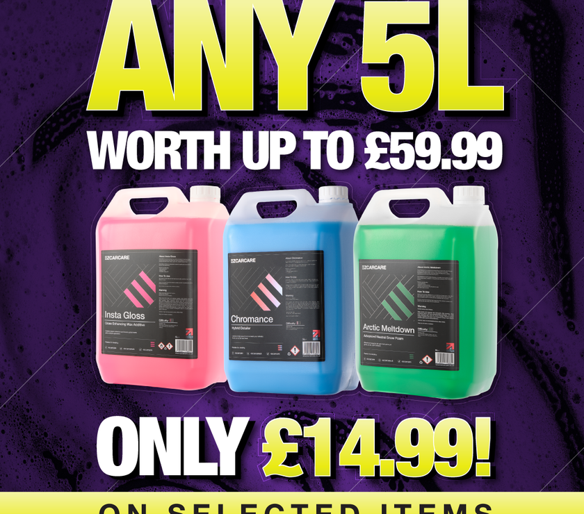 ANY 5 LITRE FOR £14.99